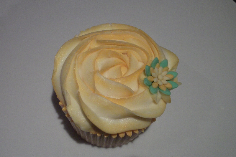 Rose piped butter cream