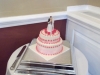 Shots of wedding cake taken by the bride and groom