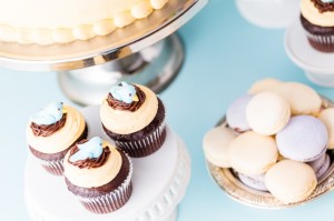 Chocolate Cupcake with Marshmallow Icing