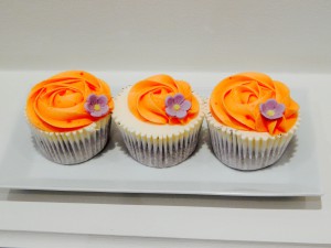 Orange Blossom Cupcakes