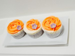 Orange Blossom Cupcakes