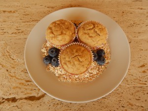 Oatmeal and Banana Muffins