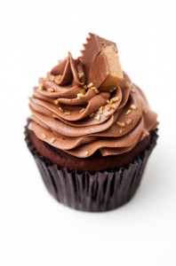 Peanut Butter and chocolate cupcakes